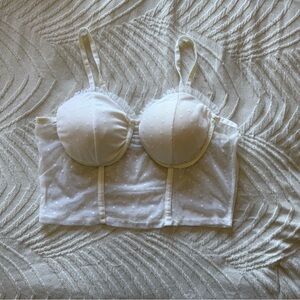 Bozzolo Cream Lace Bralette
